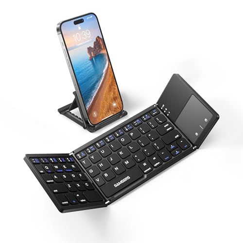 Samsers Foldable Bluetooth Keyboard with Touchpad
