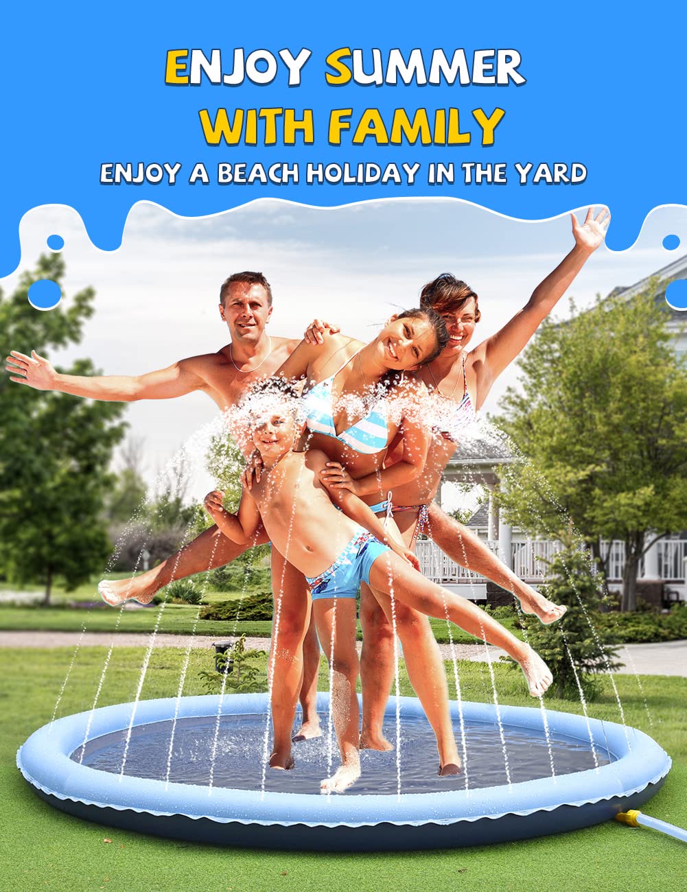 Non-Slip Summer Outdoor Pad for Kids and Dog