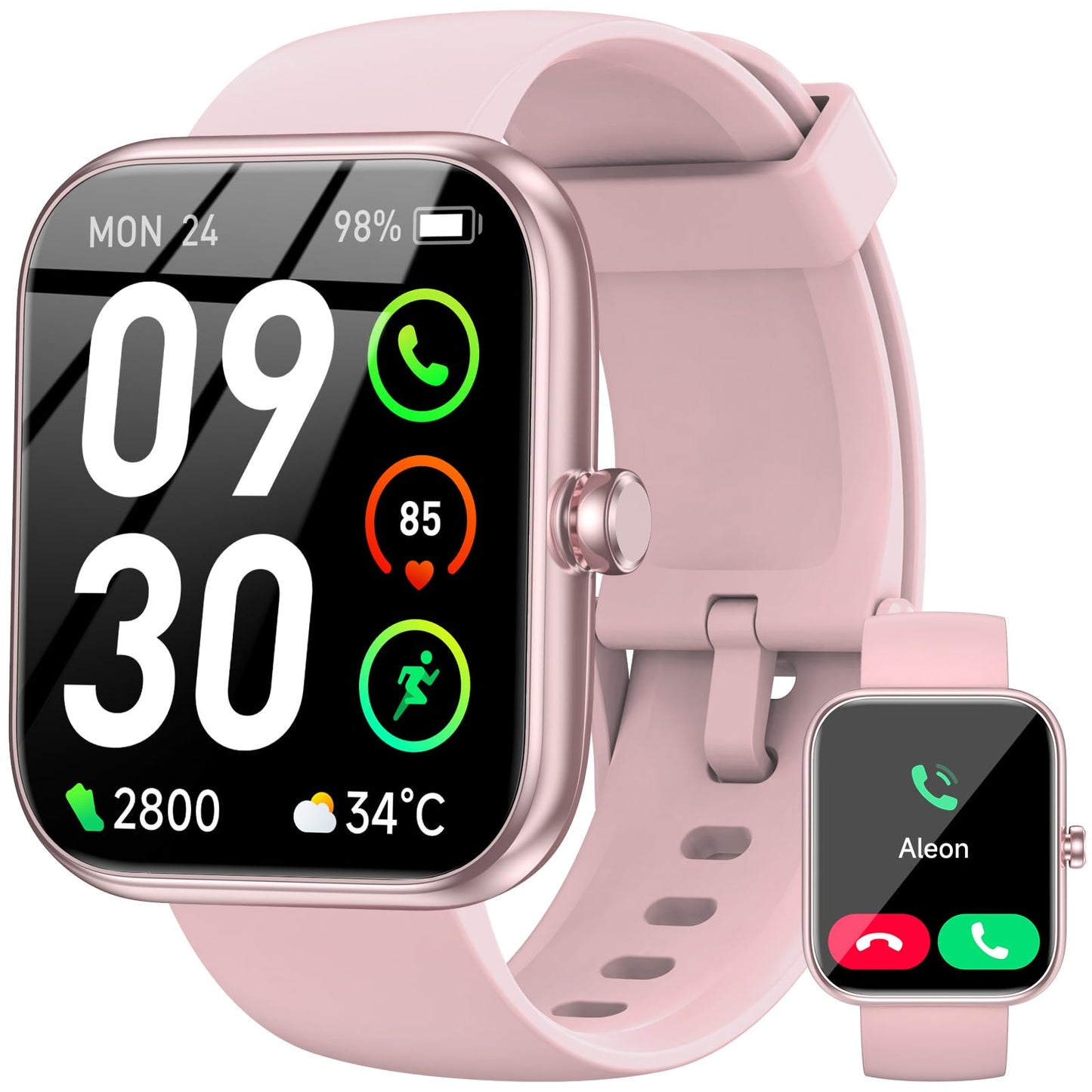 Smart Watch with Alexa Built-in, 1.83" HD Touchscreen