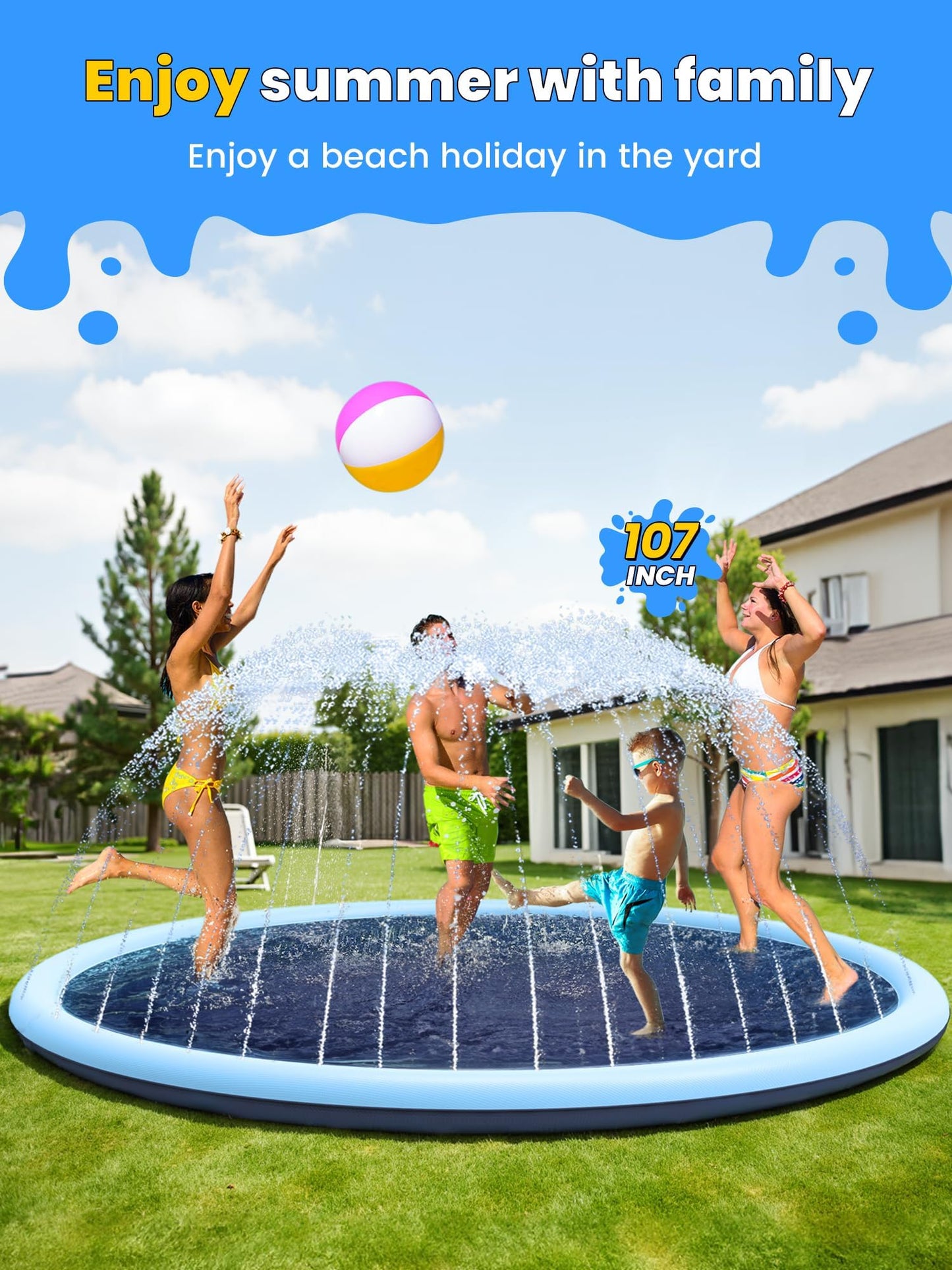 Non-Slip Summer Outdoor Pad for Kids and Dog