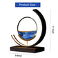 Heuanpte 3D Round Sand Art Light