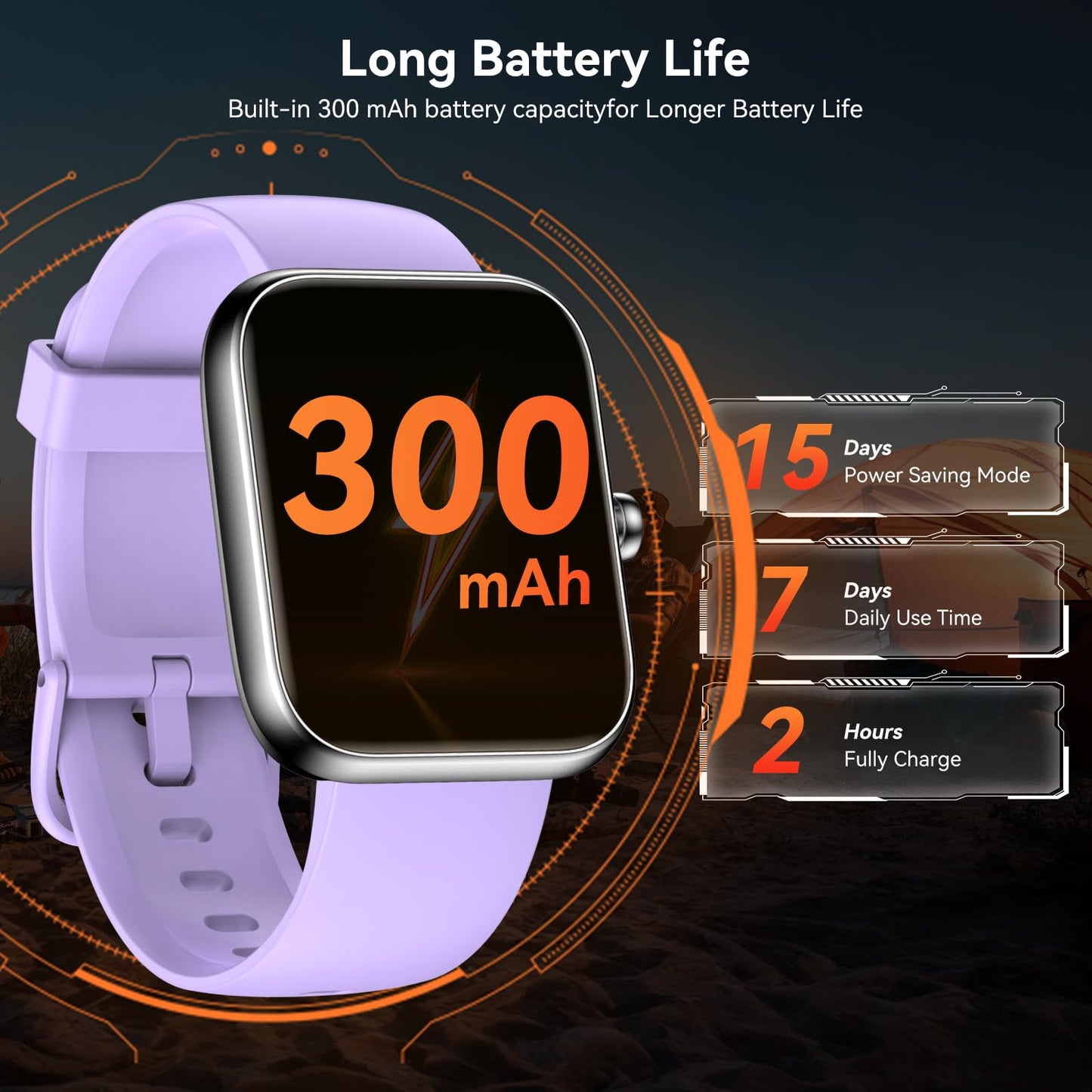 Smart Watch with Alexa Built-in, 1.83" HD Touchscreen