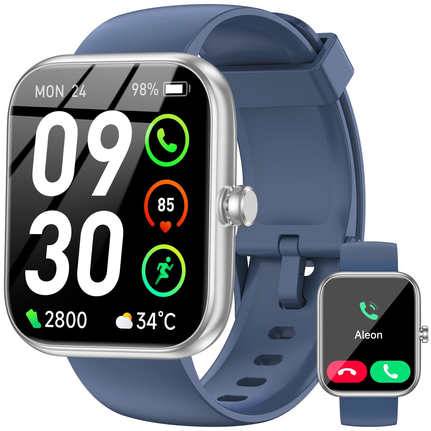 Smart Watch with Alexa Built-in, 1.83" HD Touchscreen