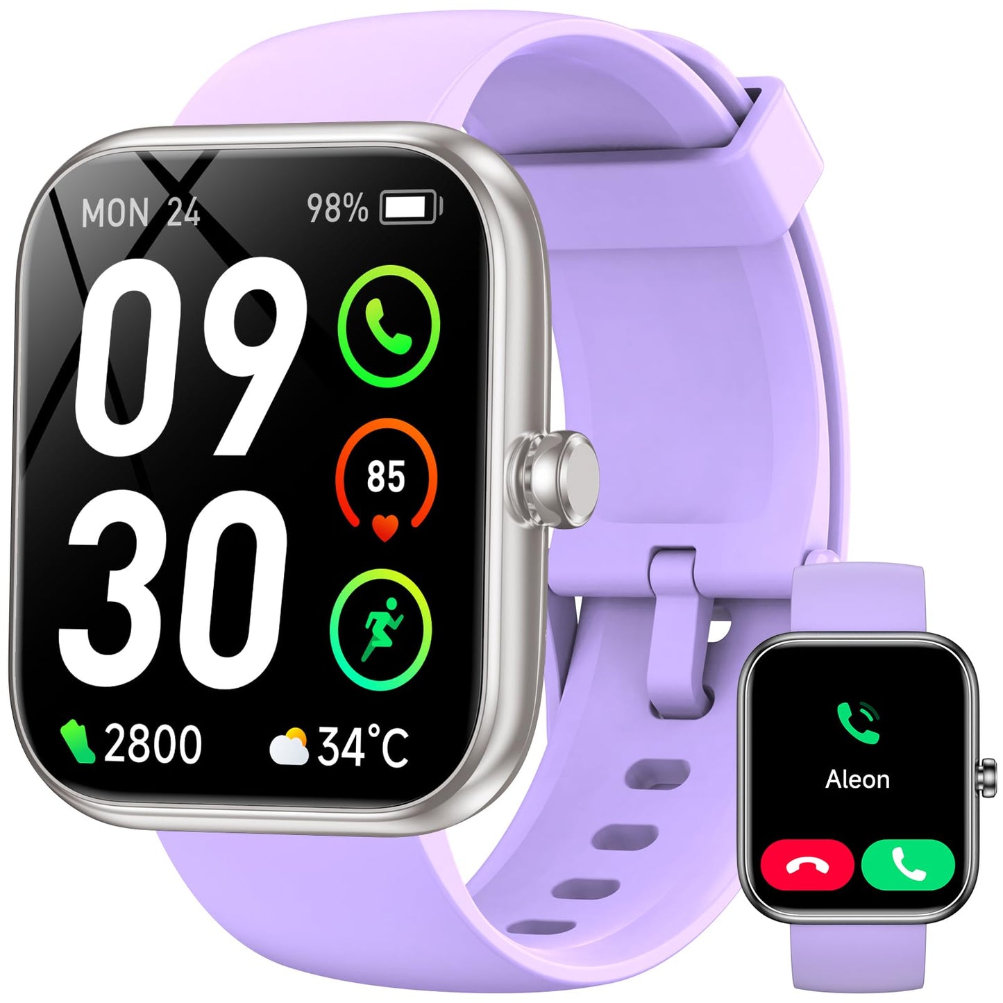 Smart Watch with Alexa Built-in, 1.83" HD Touchscreen